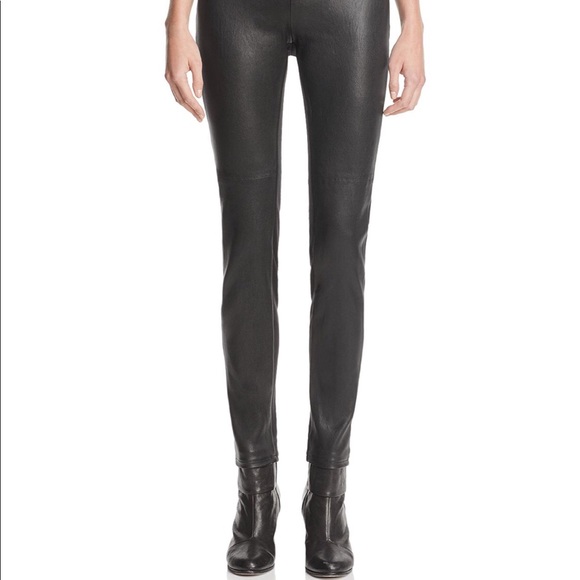 eileen fisher leather pants